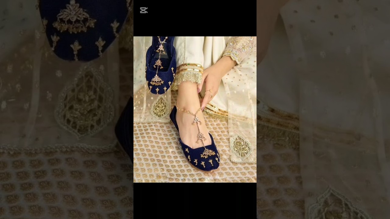 bridal khussa style | latest khussa designs | new flat jutti khussa #chic #fyp #desi #bridal #uk