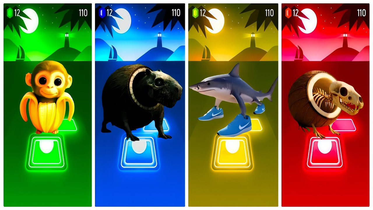 TRALALERITOS vs  BRAINROT ZOMBIE vs TRALALERO TRALALA vs BRAINROT EXTINCTION 🎶 Tiles Hop