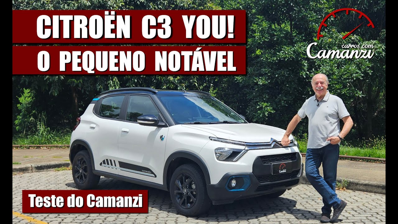 Citroën C3 You! PARECE OUTRO CARRO com esse Motor - Teste do Camanzi