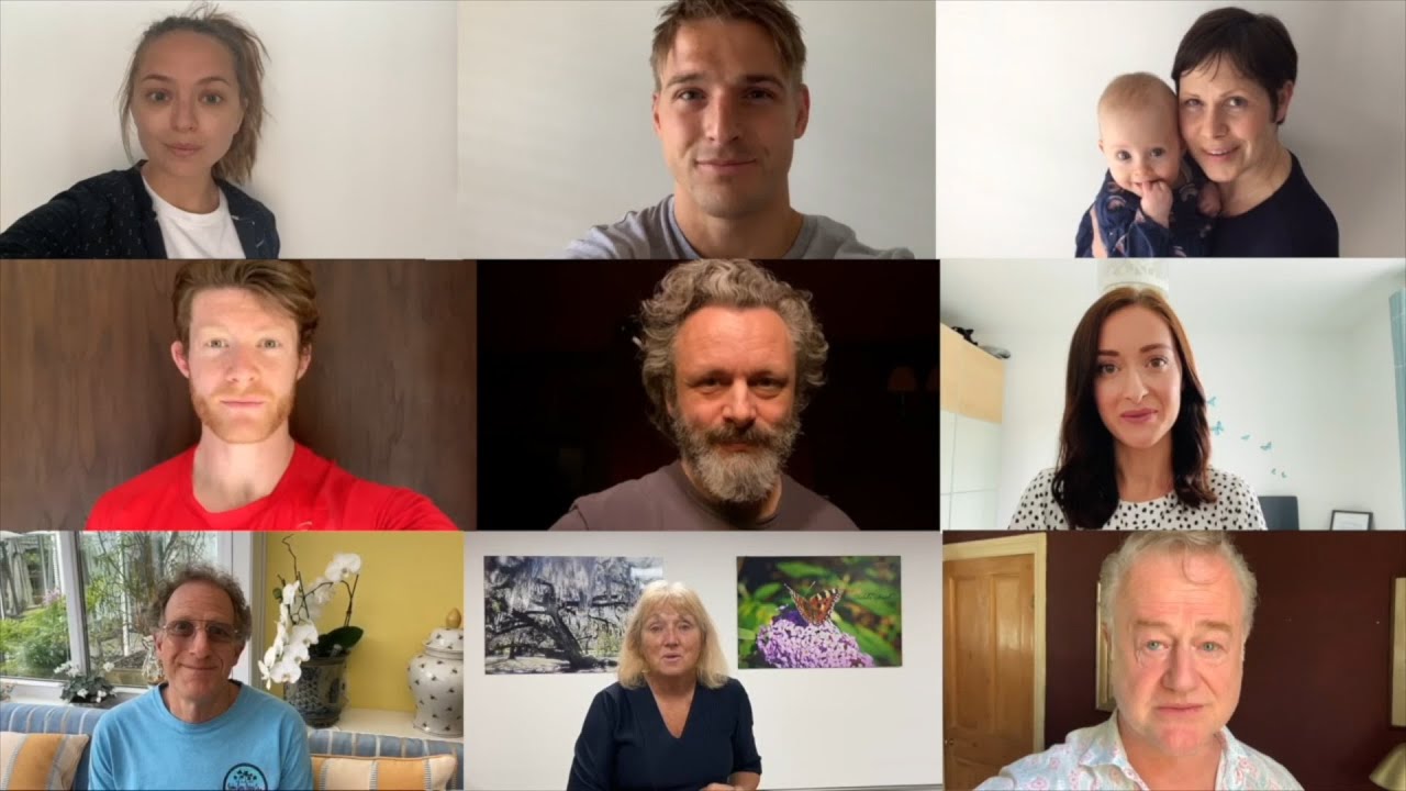 Welsh celebrities pay tribute to NHS heros with poem reading