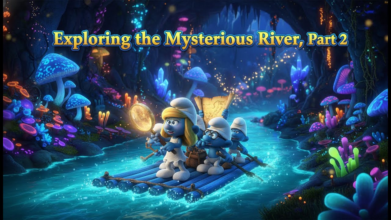 What secrets lie hidden within the Smurfs as they explore the mysterious river in Part 2?