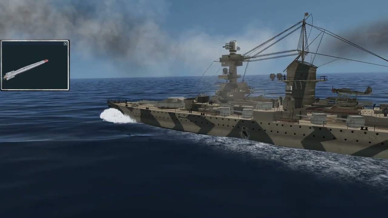 DKM Admiral Scheer Sinks 4 Battleships - SH3/Surface Mod V 2.6