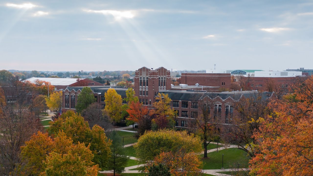 90 Straight Minutes of CMU's Campus by Drone - lo-fi beats to study/relax to