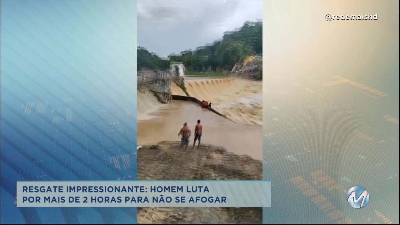 Resgate impressionante: homem luta por mais de 2 horas para não se afogar