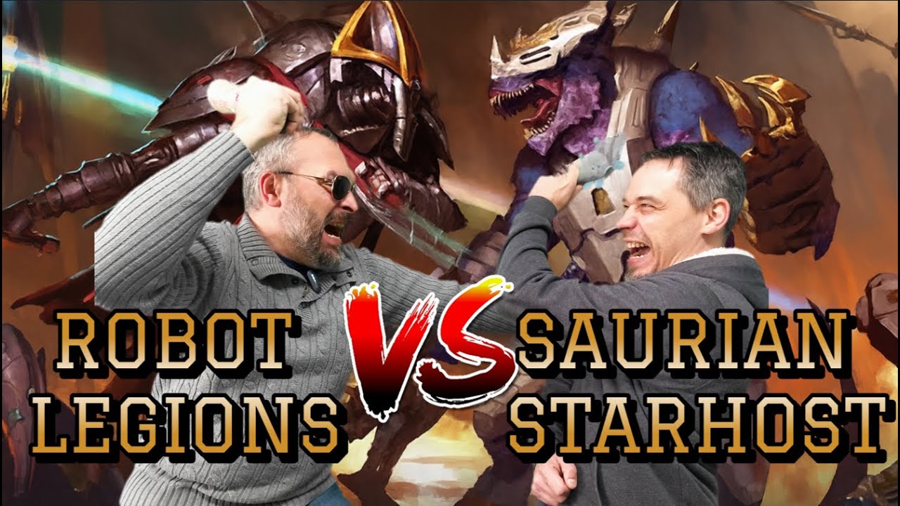 Rapport de bataille OPR FR v3.5 : Robot Legions / Saurian Starhost