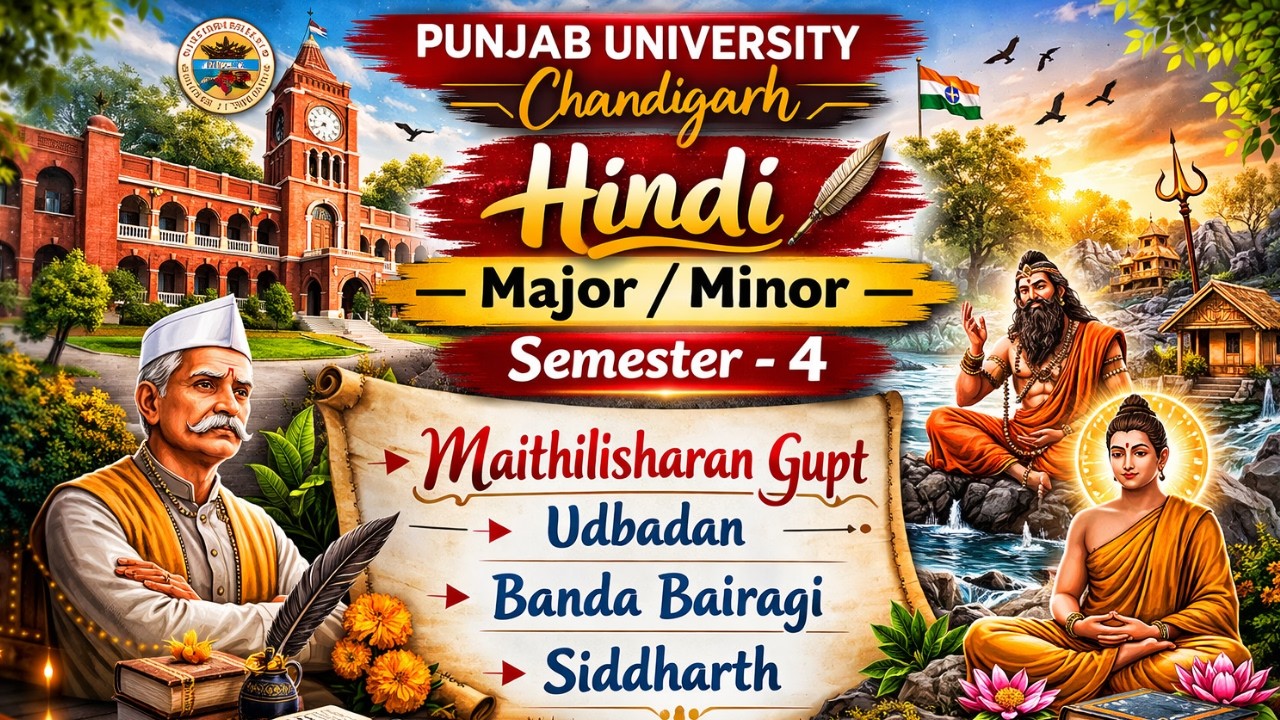 Udbodhan | Banda Bairagi | Siddharth  | Hindi BA Sem 4 |BA 4 Sem Hindi Literature Syllabus