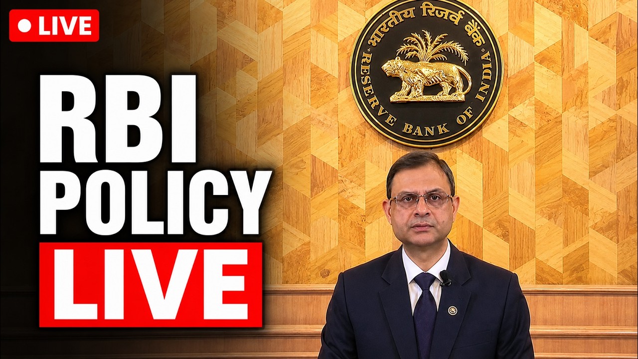 RBI Governor LIVE Today | Sanjay Malhotra Speech LIVE | Repo Rate Decision LIVE | RBI MPC Meet LIVE