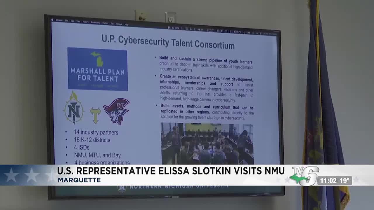 US Representative and Senate candidate Elissa Slotkin visits NMU