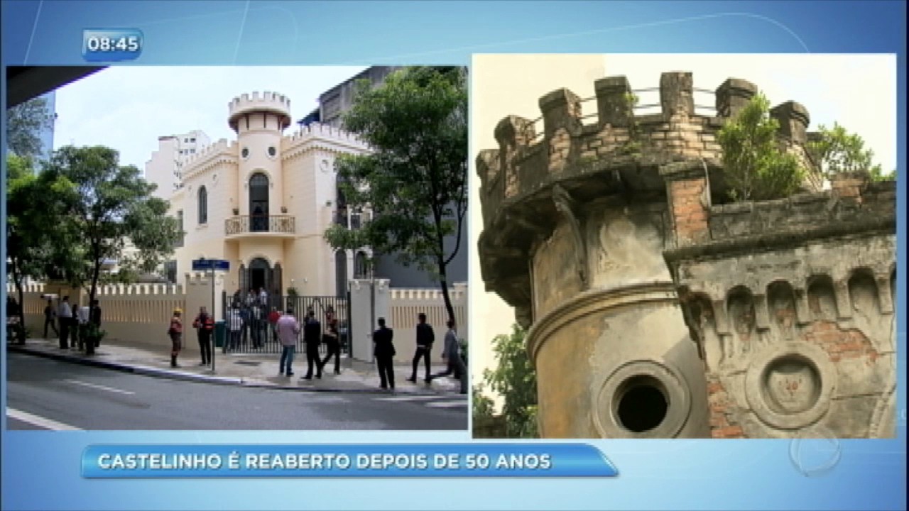 Castelinho no centro de S&atilde;o Paulo &eacute; reinaugurado ap&oacute;s 50 anos