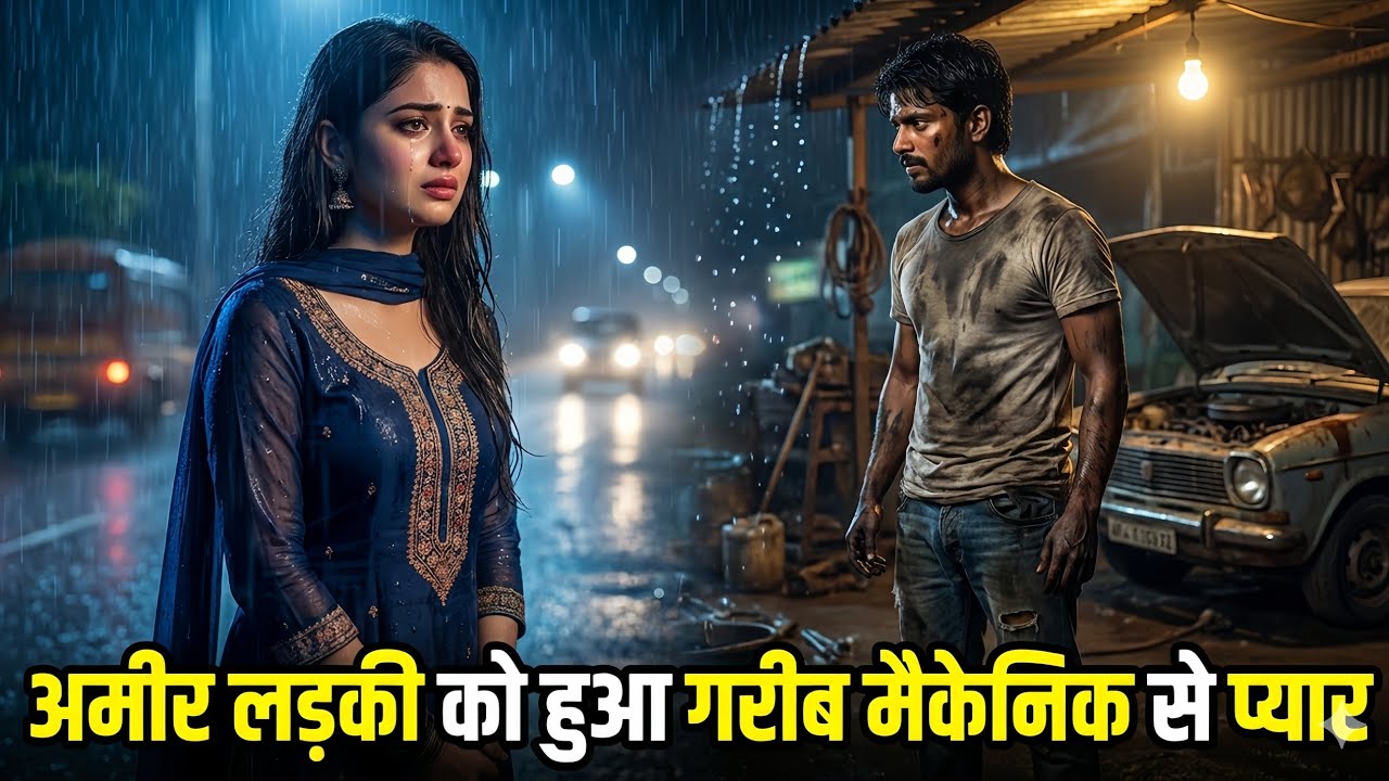 अमीर लड़की को हुआ गरीब मैकेनिक से प्यार | Emotional Love Story 💔❤️ @SKHINDI120 