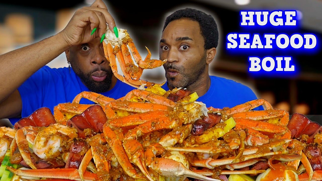 HUGE SEAFOOD BOIL W/ HUBBY | MUKBANG | HUBBY EDITION