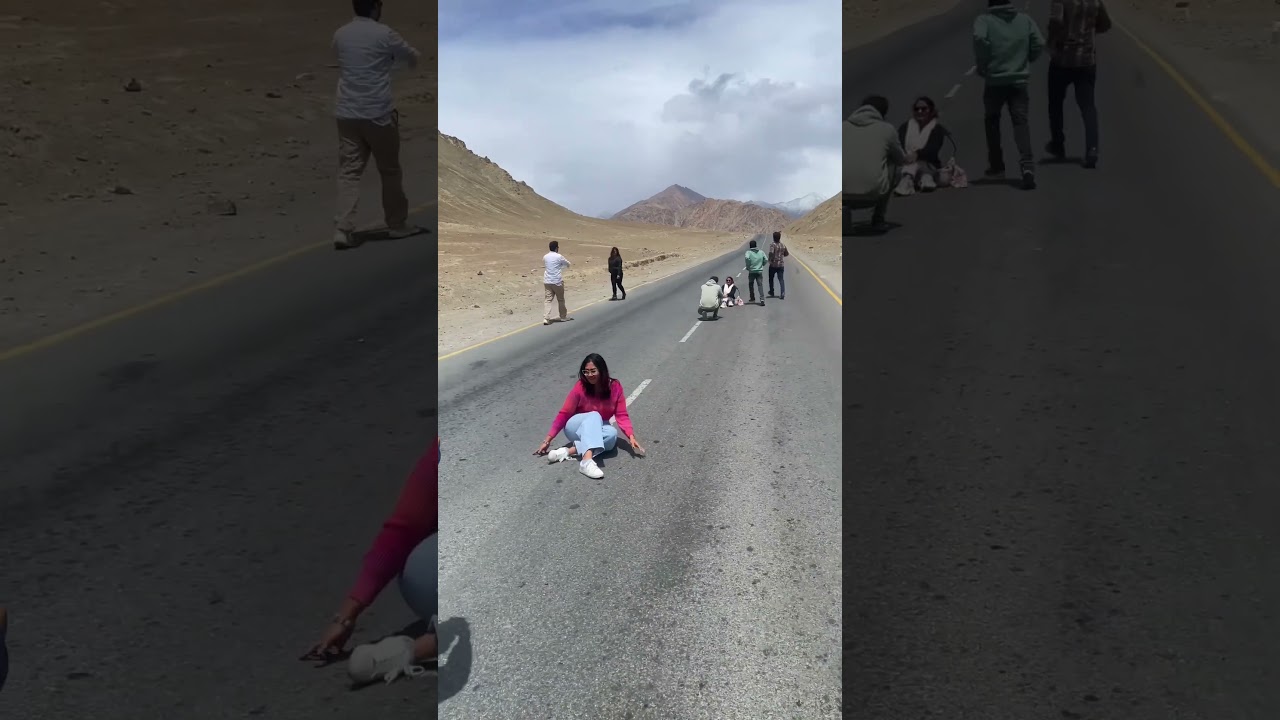 Anti gravity road in ladakh- Magnetic hills
