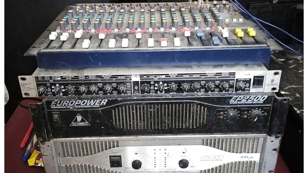 CONECTAR CONSOLA CROSSOVER AMPLIFICADOR PARLENTES