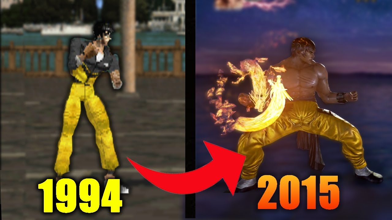 Evolution of Marshall/Forest Law - Tekken Series
