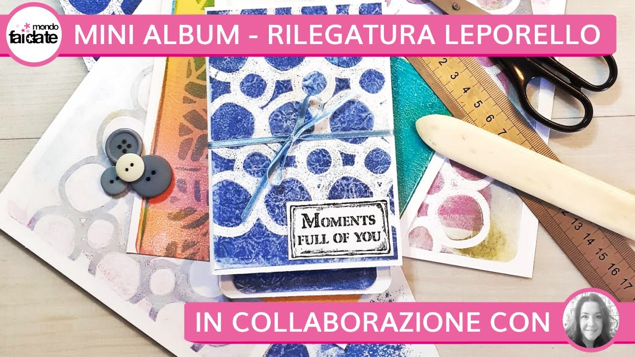 Mini Album con rilegatura Leporello