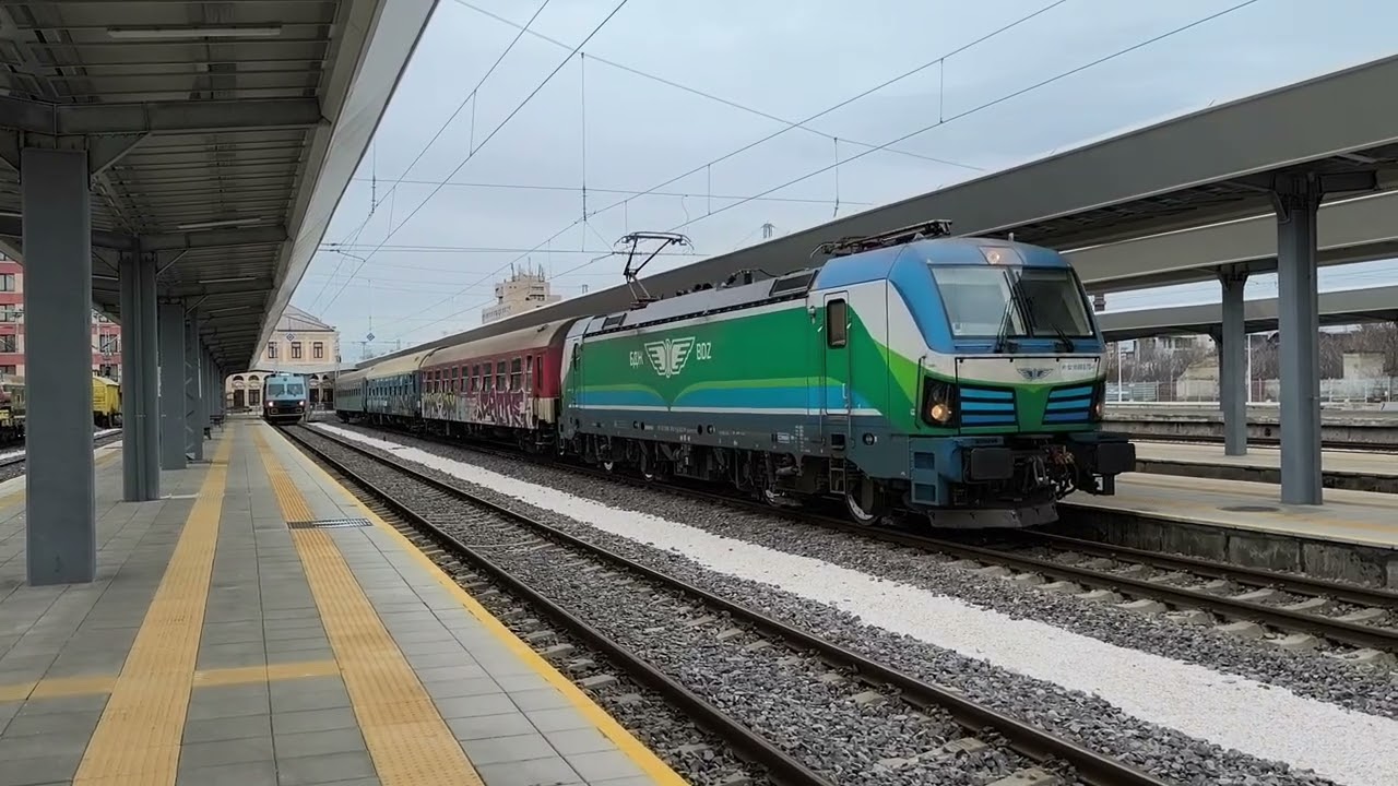 БВ 4632 напуска ЦГ Пловдив с локомотив 80070 Никола Корчев 