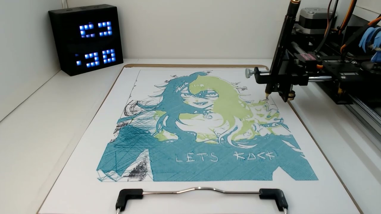 XY Plotter - Zom_Danni - Day 30