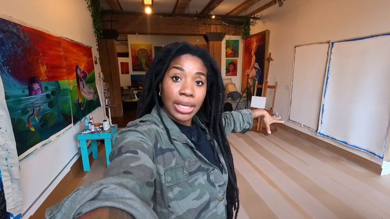the studio is coming together…kinda