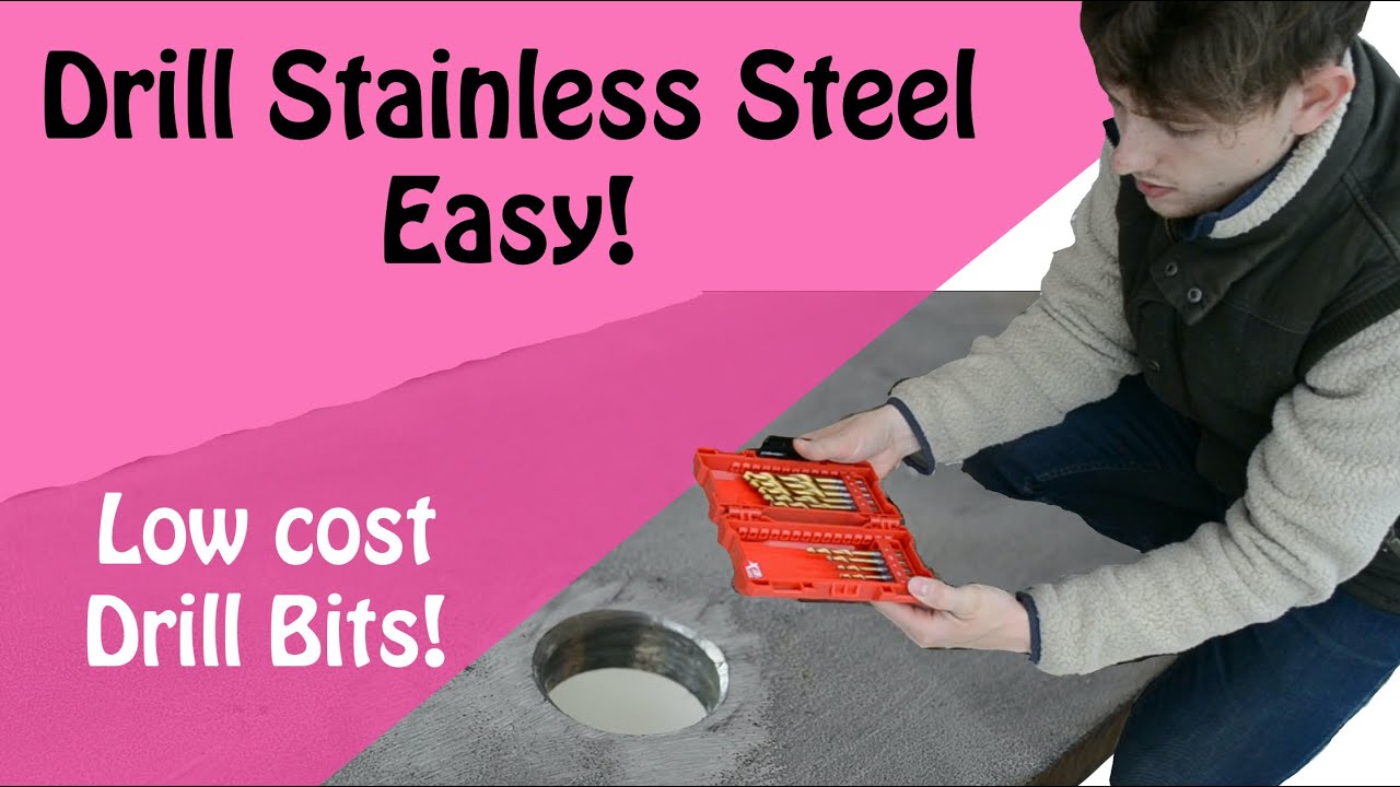How I Drill Stainless Steel, Super Easy!