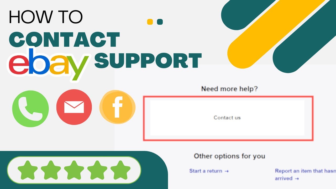 How to Contact eBay Support: Phone, Chat, Email & More