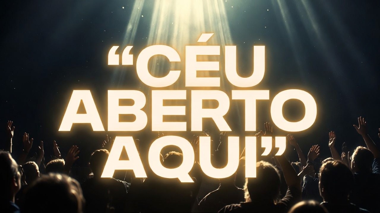 🔥 Céu Aberto Aqui | Fogo Caiu e a Igreja Clamou | Louvor de Avivamento