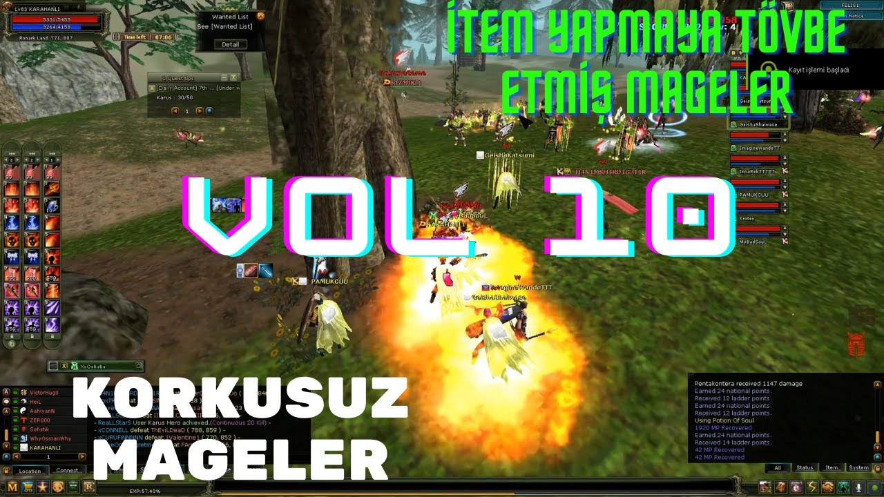7.5 LİRALIK CEKET MAGELER İLE FULL MP MAGE PK VOL10.