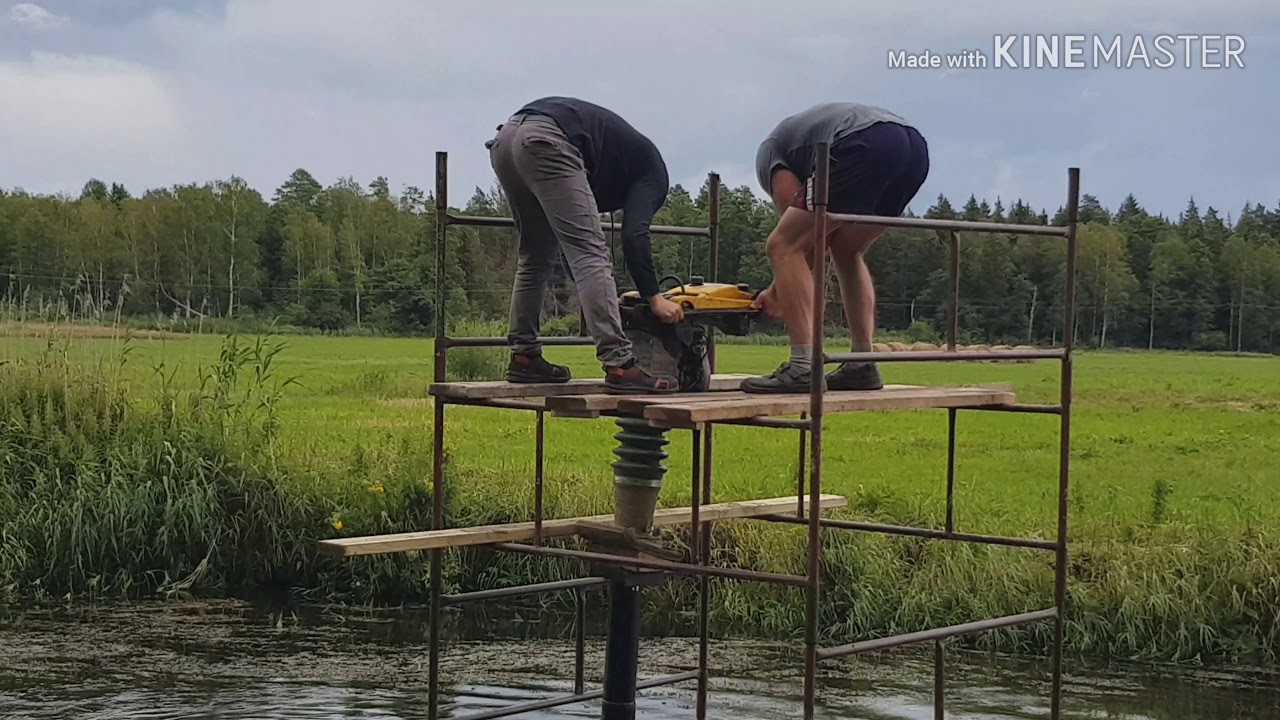 Ekstremalne wbijanie pali - zageszczarka