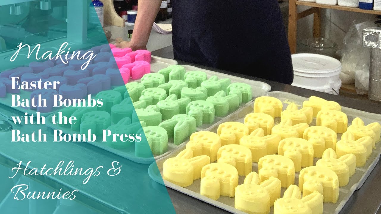 Making Easter Bath Bombs | Hatchlings & Bunnies
