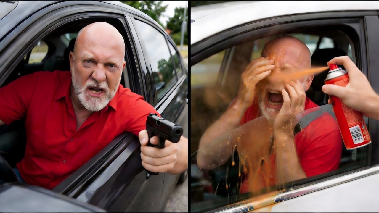 When Road Rage Idiots Get Instant Karma With Pepper Spray! | Caught On Dashcam #3