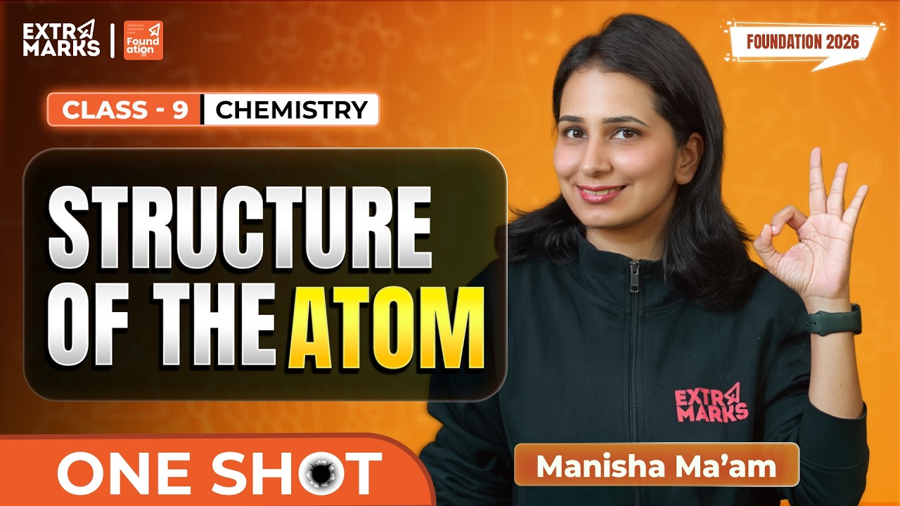 Structure of Atom – Chemistry Practice Session | Class 9 | Complete Chapter Recap | Manisha Ma’am