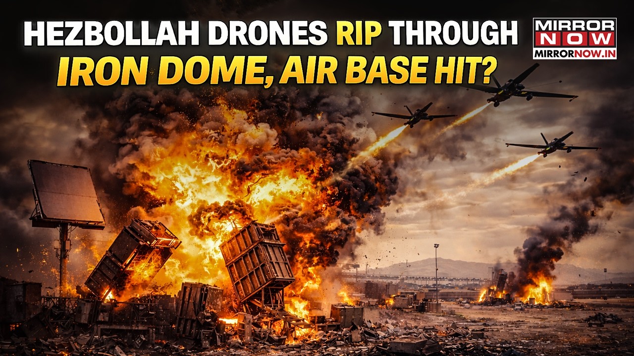 Hezbollah Claims To Strike Israel's Ramat David Airbase As Israeli Military Pounds Beirut