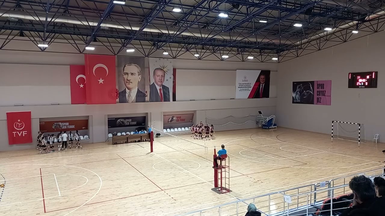 17 Ocak 2026 Balkanyesilbaglar & Süreyyapaşa Sk Tvf  isfanbul 1.lig küçük kızlar grup Maci 1.set