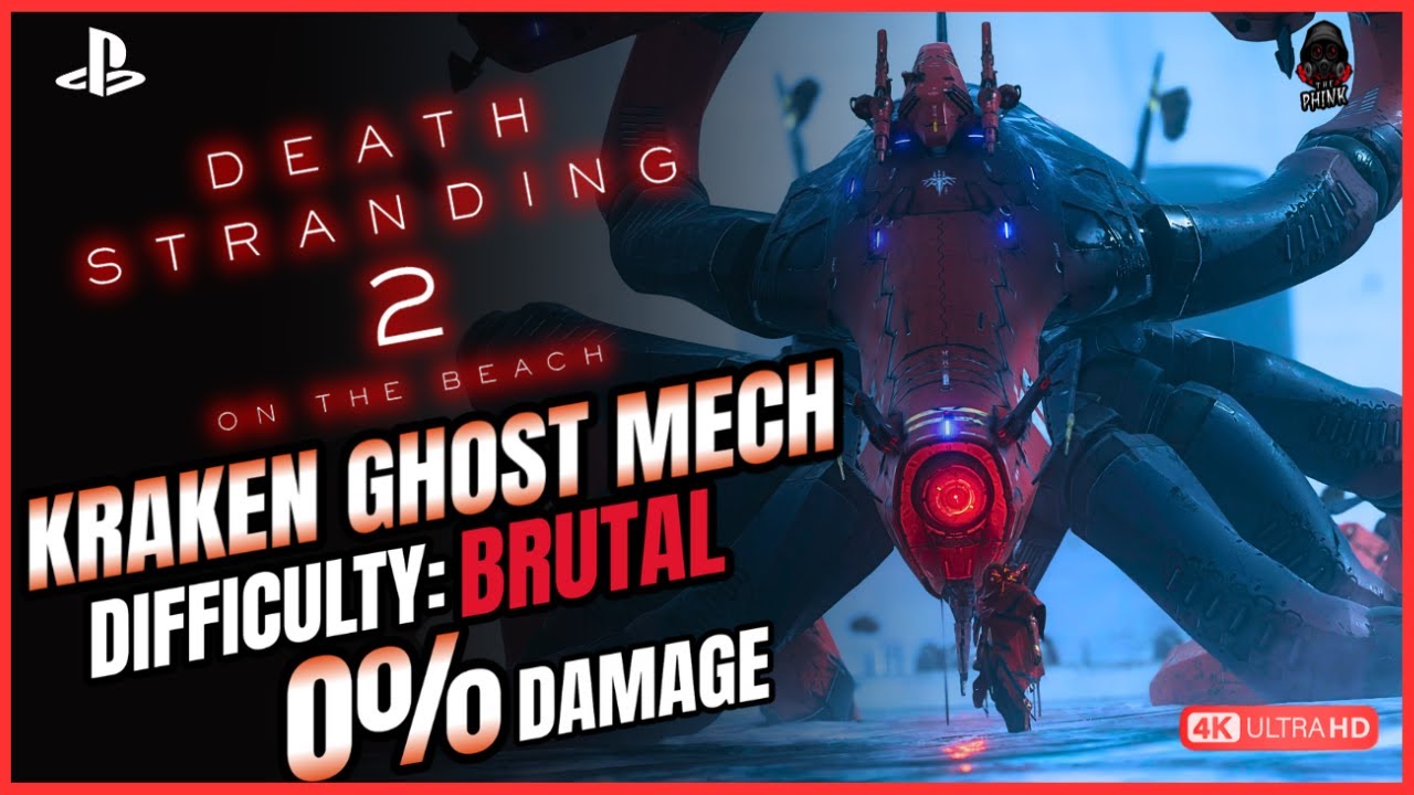 Death Stranding 2 Kraken Ghost Mech NO DAMAGE Brutal Difficulty | Ps5 | 4k | No Commentary
