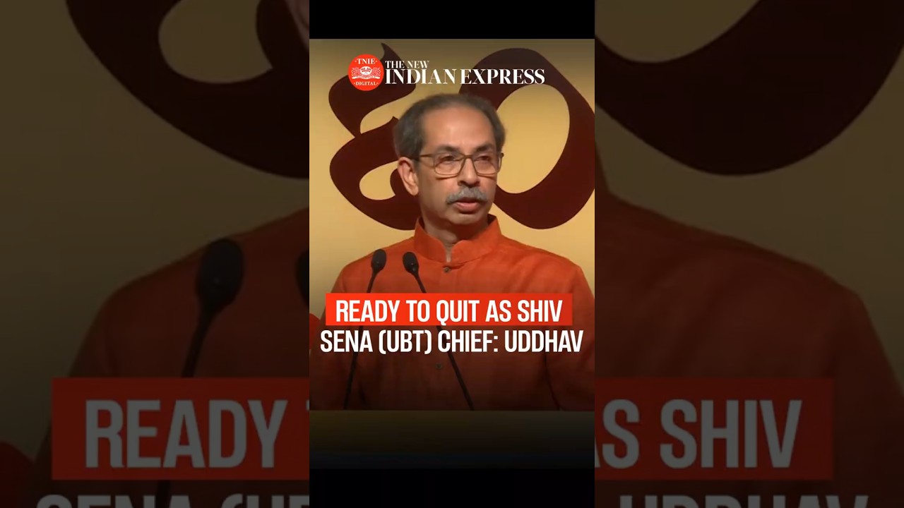 'I am ready to leave,' Uddhav Thackeray offers to quit as Shiv Sena (UBT) chief amid allegations