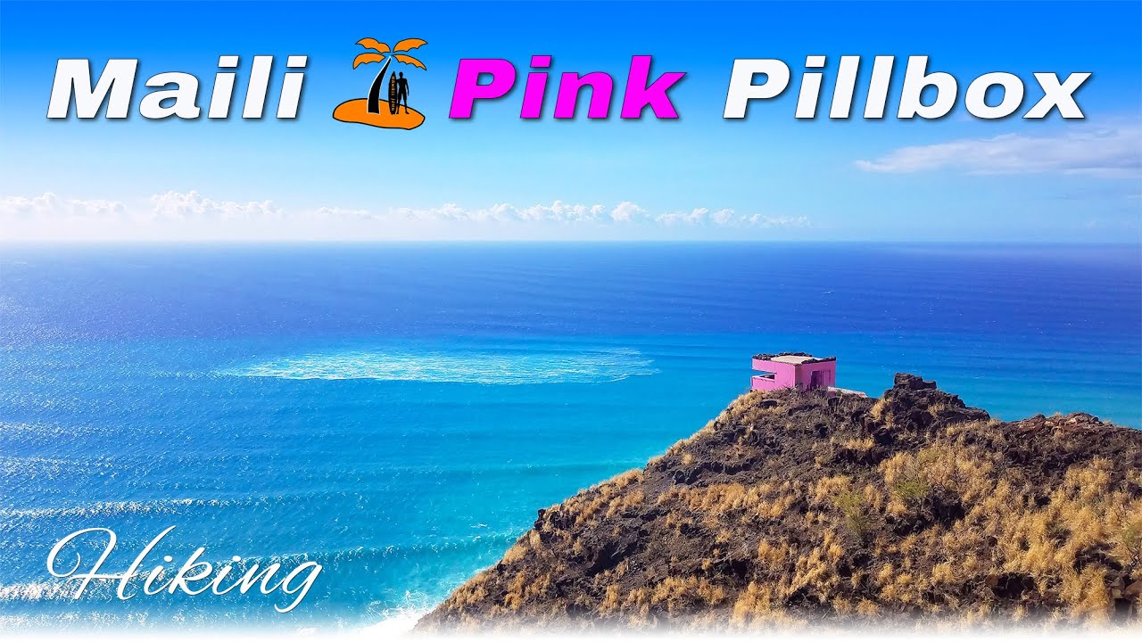 Pink Pillbox Maili Hike | Puu O Hulu Ridge | West Side of Oahu | GoPro 4K 🌴 Hawaii 4K Trail