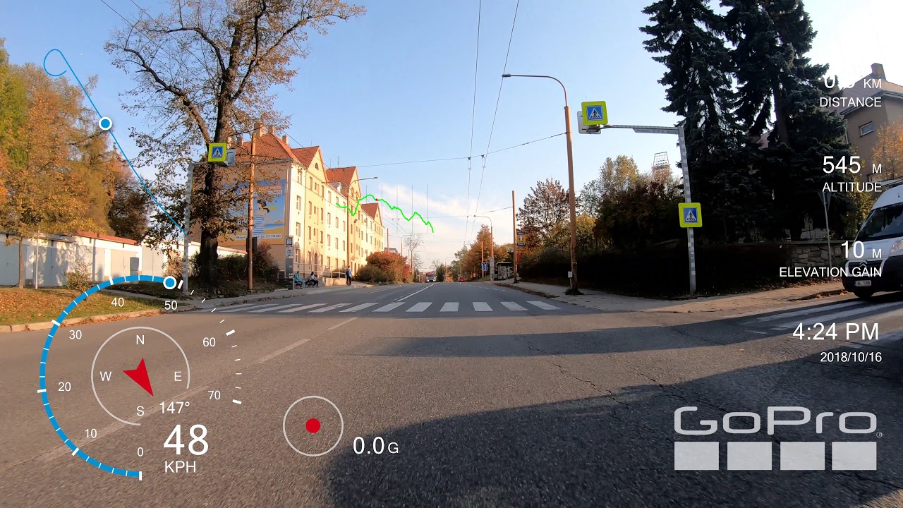 GoPro Hero 7 Black - TEST Dashware Telemetry data, Hypersmooth 4K/60fps