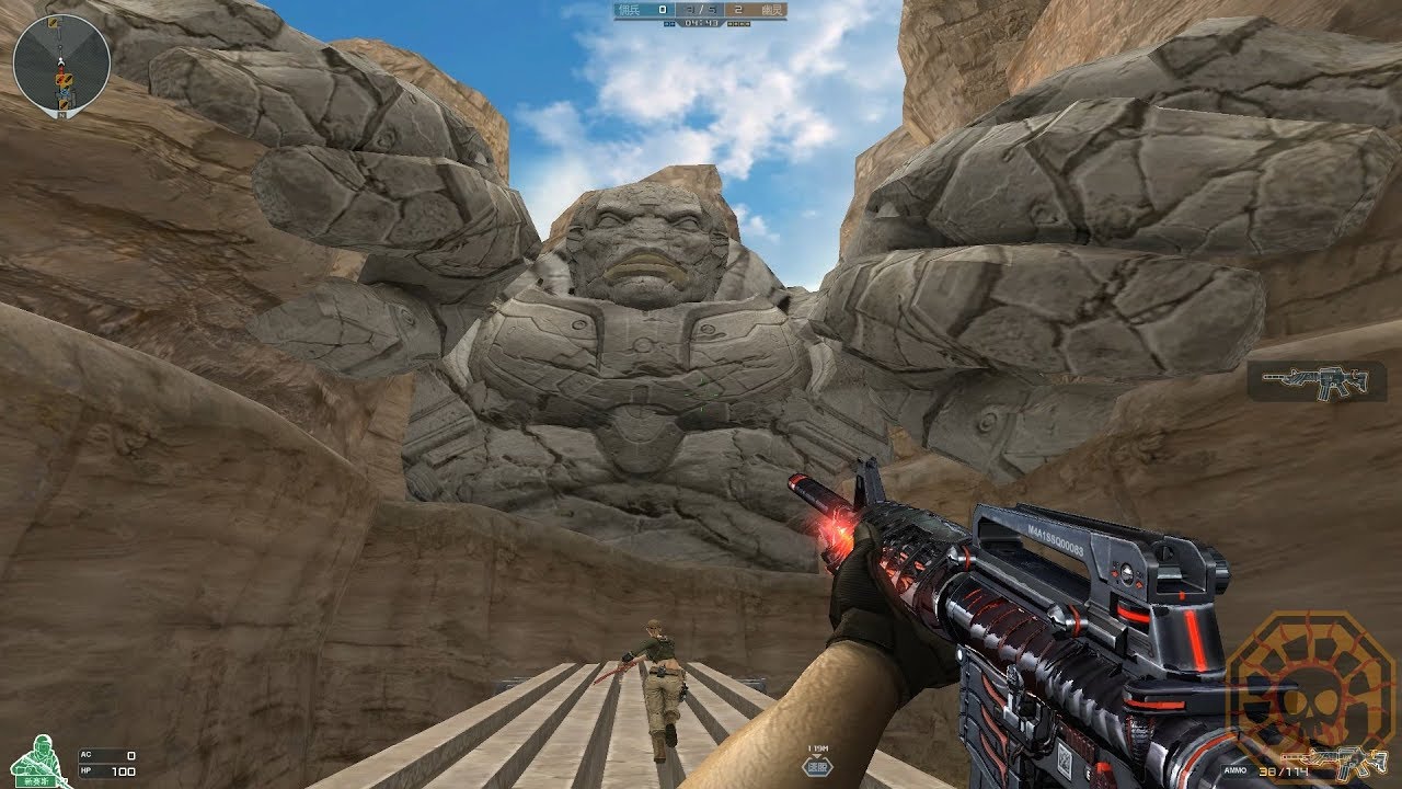 【CF】 Cross Fire China || King's Valley Nano Escape Mode 30 (国王山谷 终结者模式) ! GAMEMASSACRE