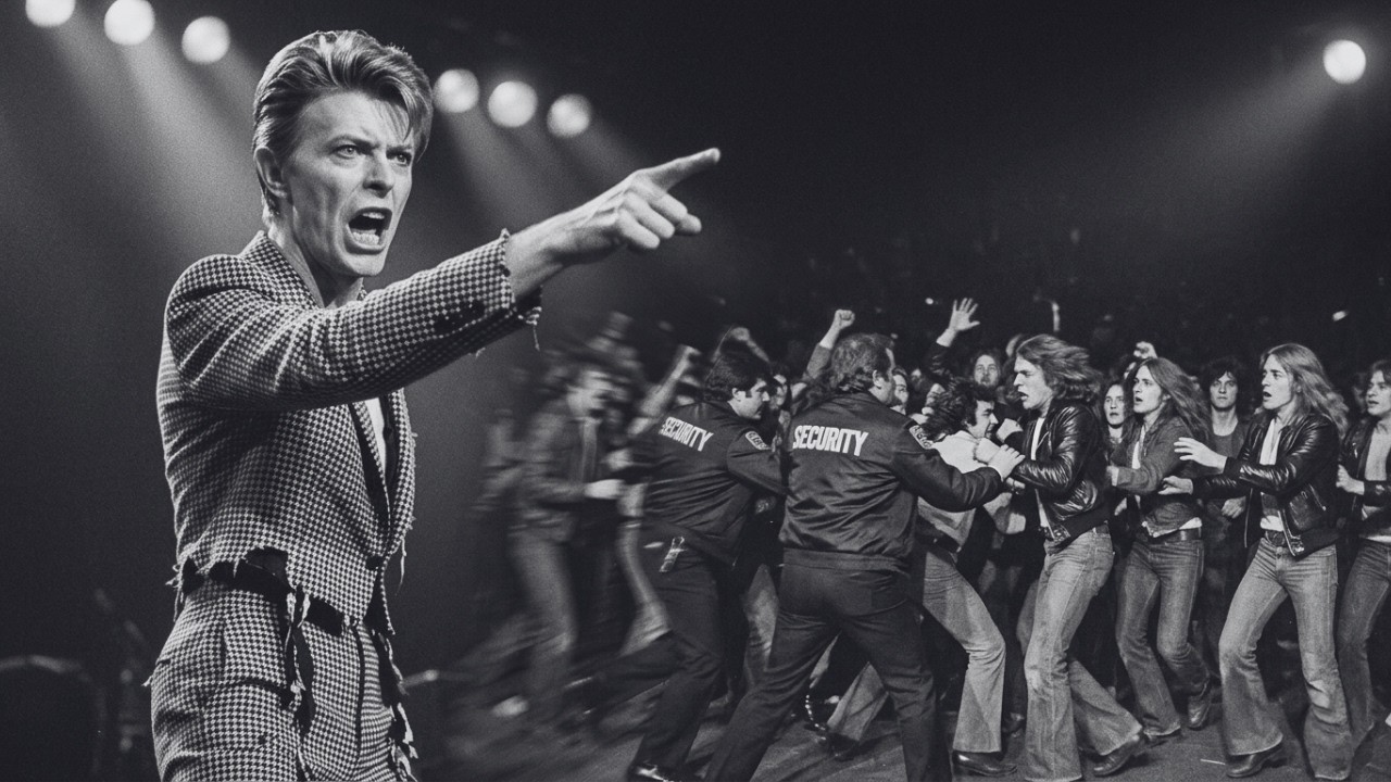 Detroit Fans Started FIGHTING During Bowie Concert — His Response Shocked 15,000 People