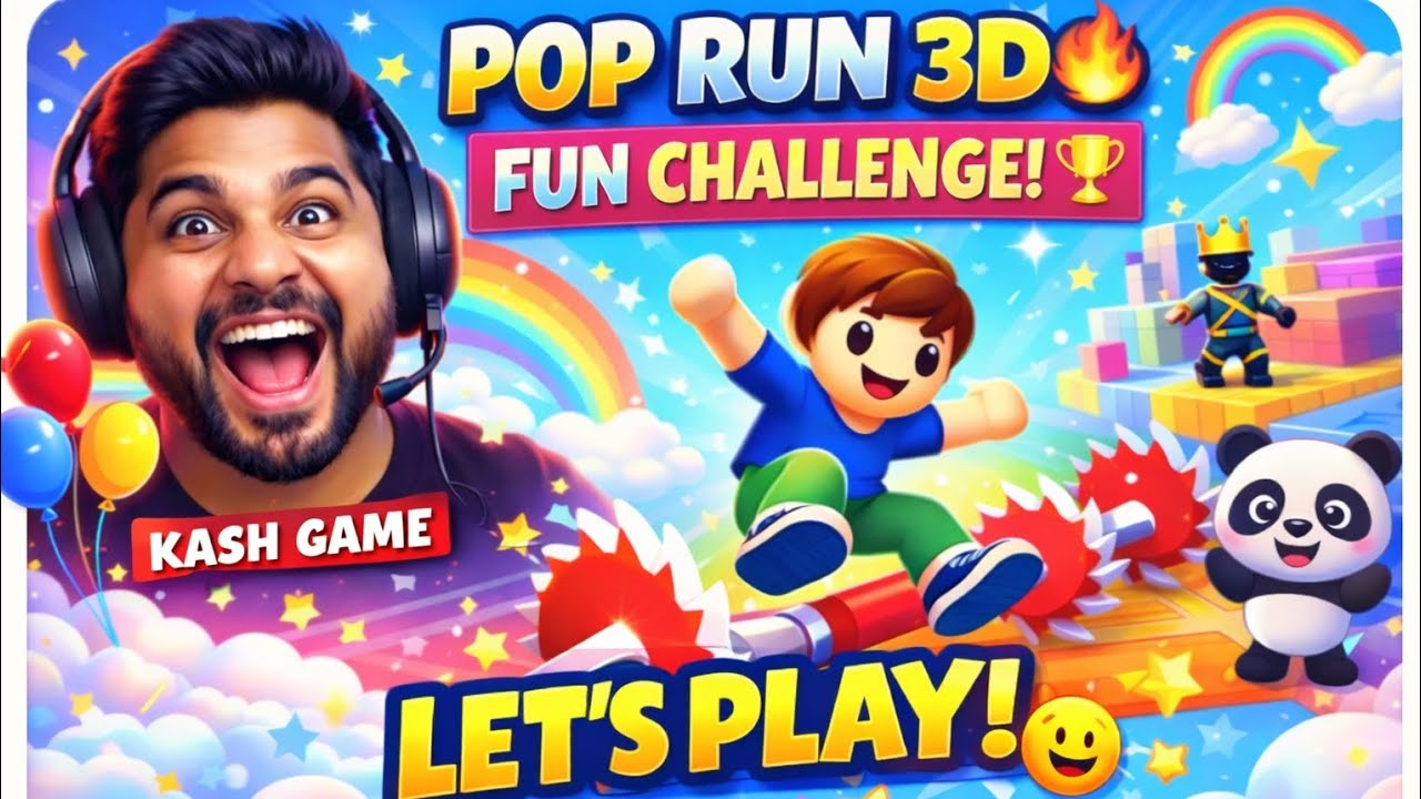 🔥 POP RUN 3D Fun Challenge! 😍 | Sabse Crazy Level Ever!