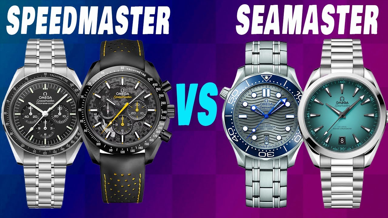 Speedmaster vs Seamaster Which Omega Should You Actually Buy