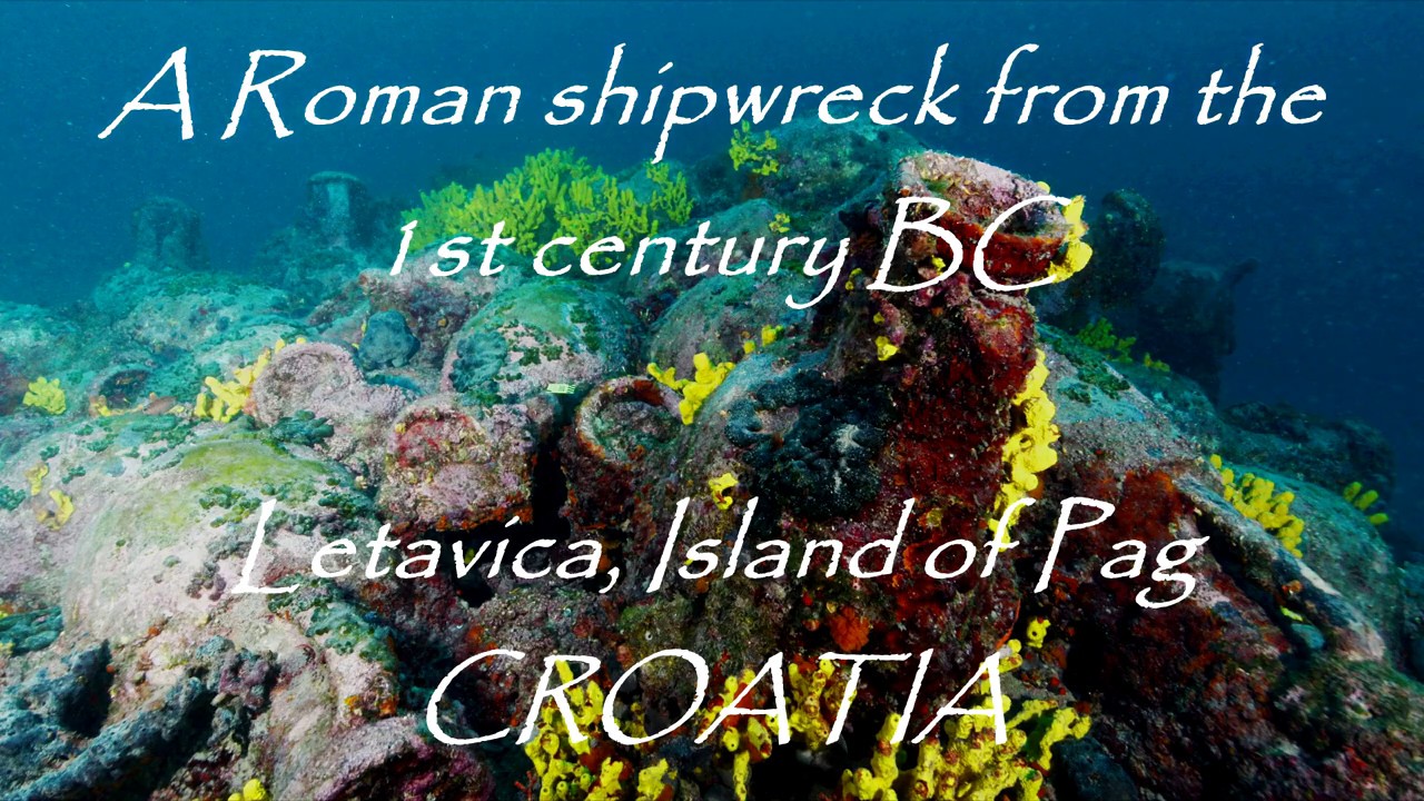 A Roman shipwreck from the 1st century BC - Island of Pag, Croatia