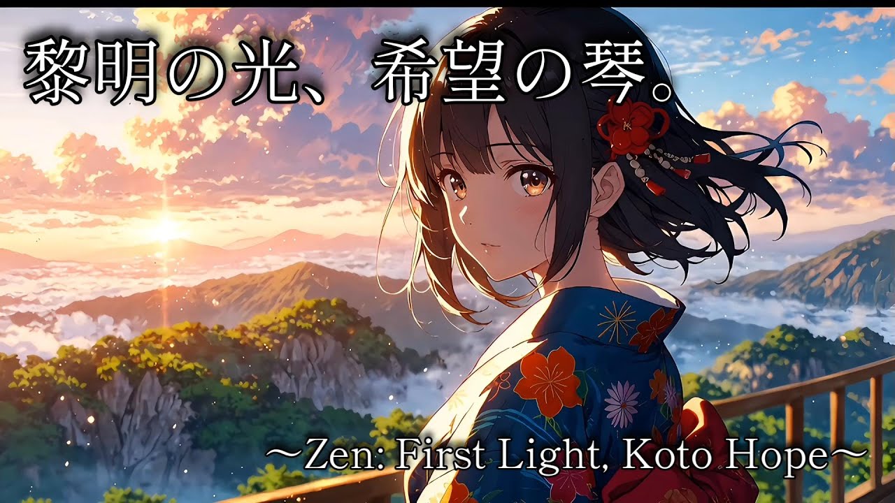【禅 / Koto Music】黎明の雲海｜神々しく輝く希望の琴と夜明けの風 - Zen: Japanese Koto Music, Dawn Light of Hope