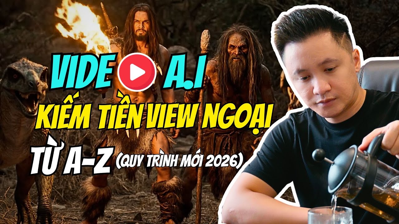 Cách làm Video AI từ VEO 3 Kiếm Tiền YOUTUBE View Ngoại | Chuẩn điện ảnh & đồng nhất Nhân Vật từ A-Z