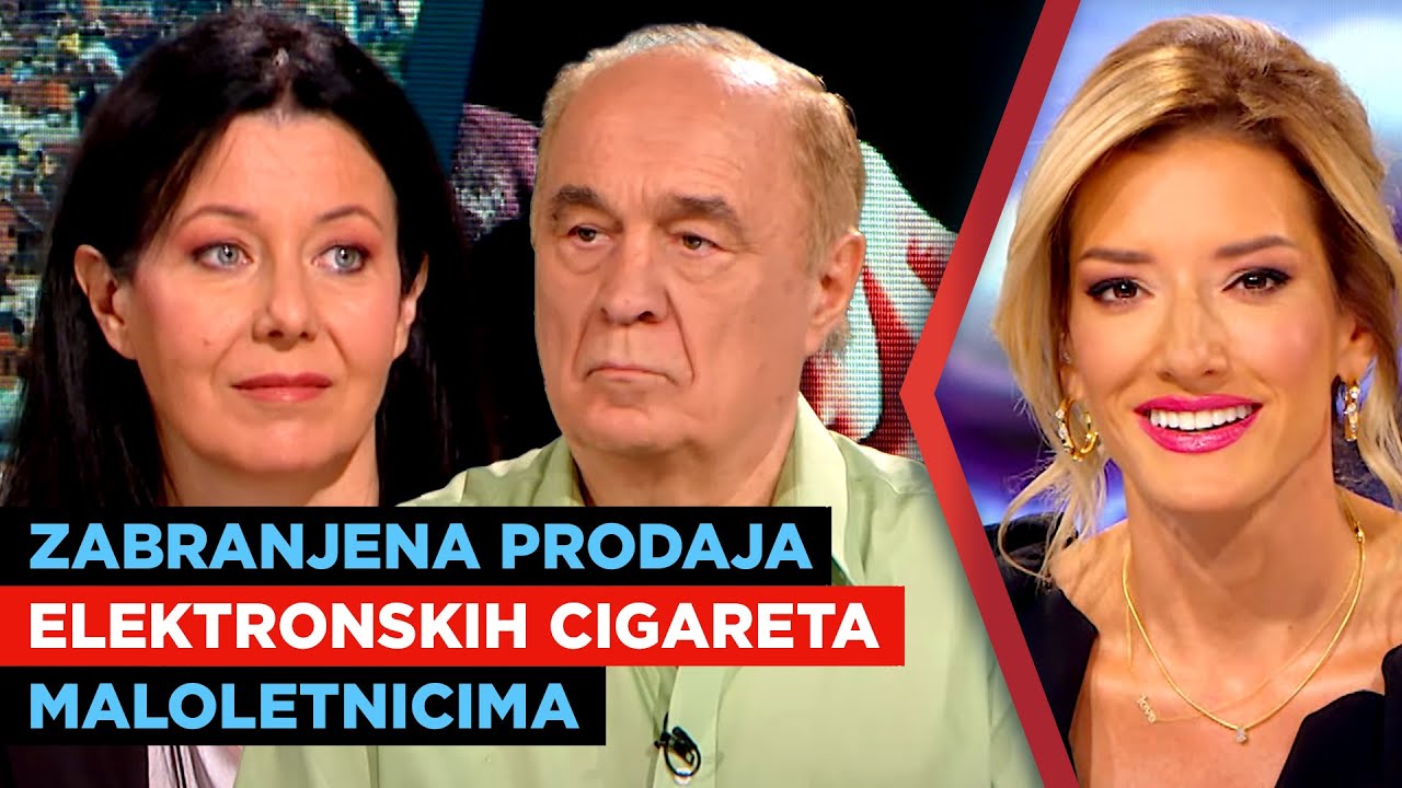 Zabranjena prodaja elektronskih cigareta maloletnicima | dr Biljana Kilibarda i dr Petar Borović