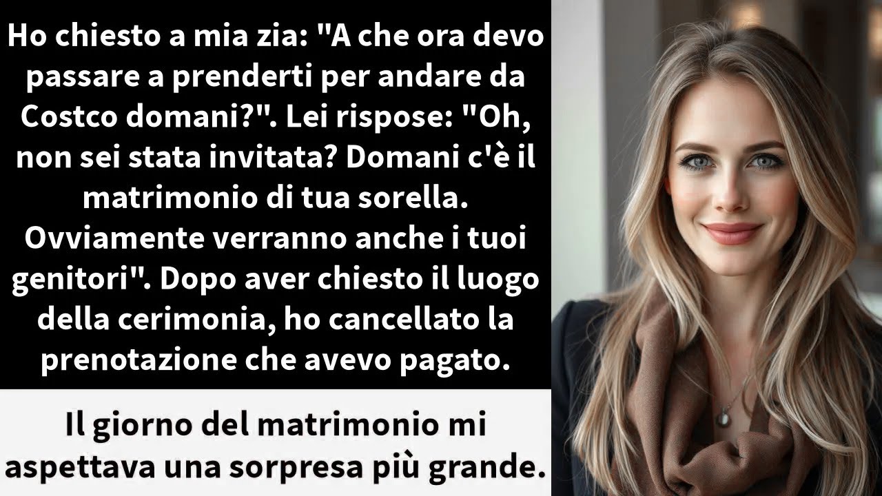 Ho chiesto a mia zia: