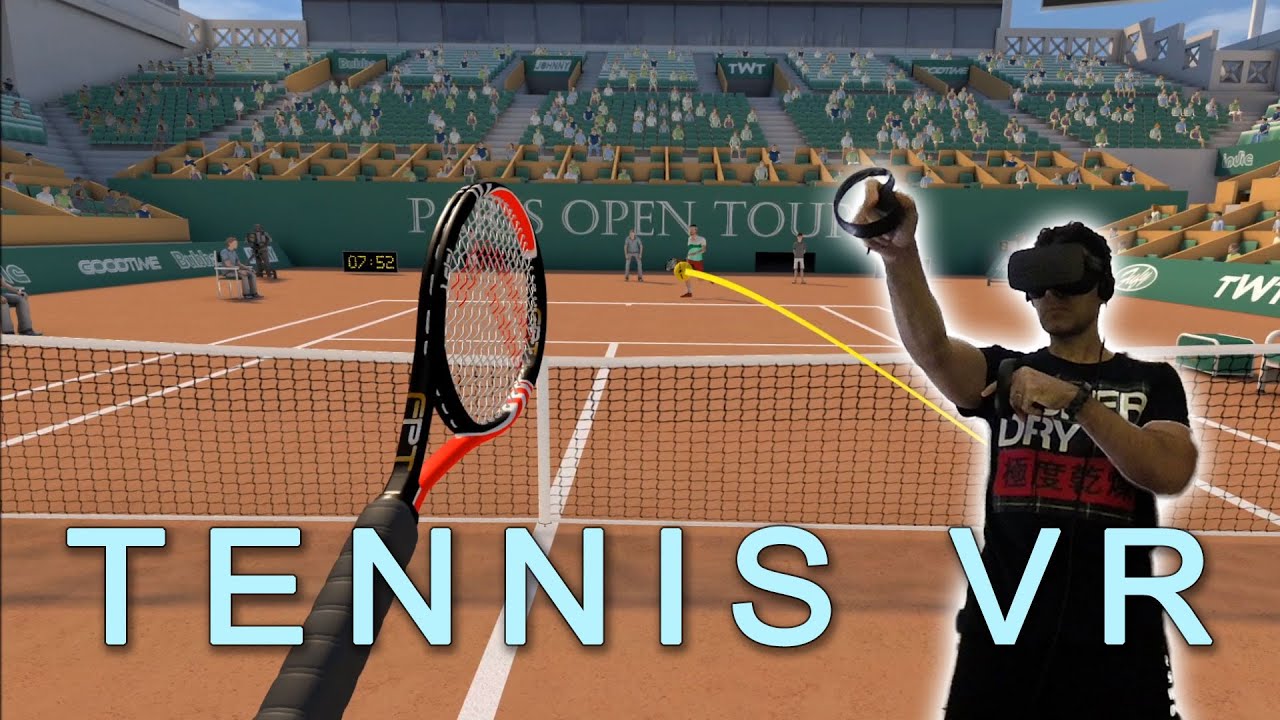 First Person Tennis - The real tennis simulator. VR Gameplay