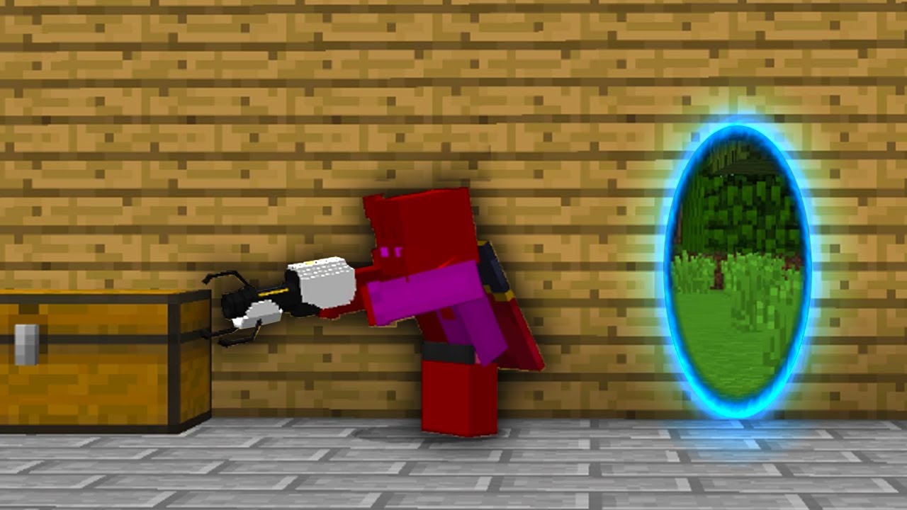 I stole from my friend's base using Portal Guns