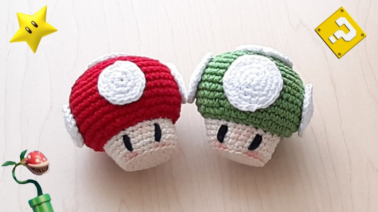 🍄 HONGUITO DE MARIO  BROS  AMIGURUMI  / TUTORIAL PASO A PASO  🍄