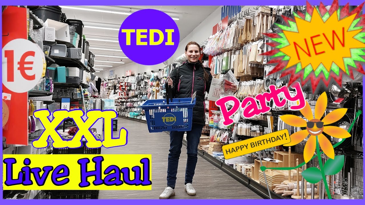 TEDI Live Shopping Neuheiten🥳Birthday Party