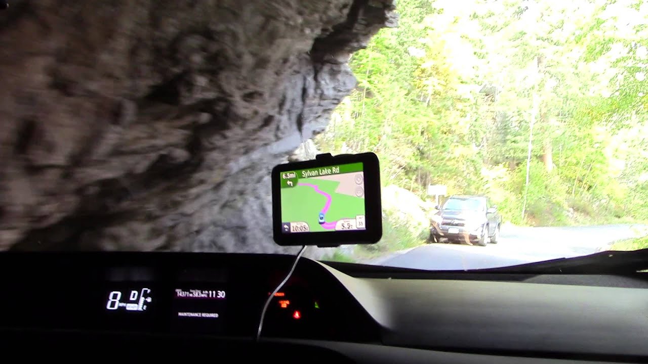 Going through Iron Creek tunnel, Needles Hwy, Custer State Park, SD